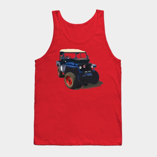 1955 Land Rover - Mavis Tank Top by LukeHarding